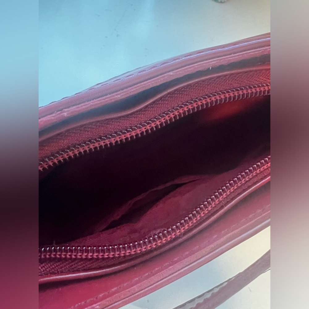 Burgundy Handbag Mini Red Shoulder Bag Purse - Picture 9 of 11